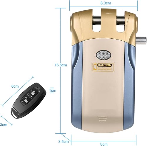 Miniatura 7 de Splenssy Kit electrónico inteligente de cerradura de puerta, seguridad inteligente antirrobo para el hogar, sistema de control de cerrojos sin