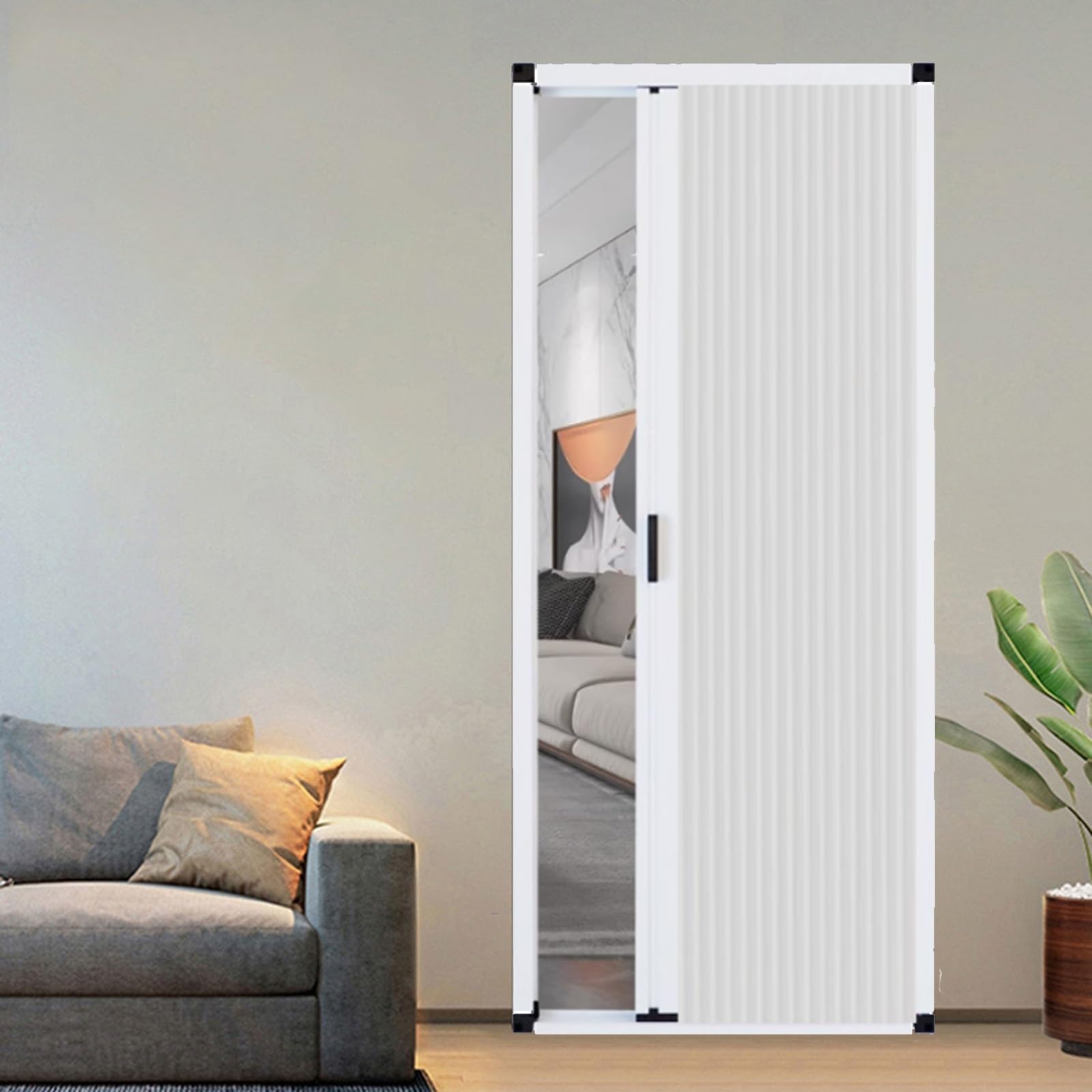 Amazon.com - Roomnest No-drilling Retractable Folding Door, 84in