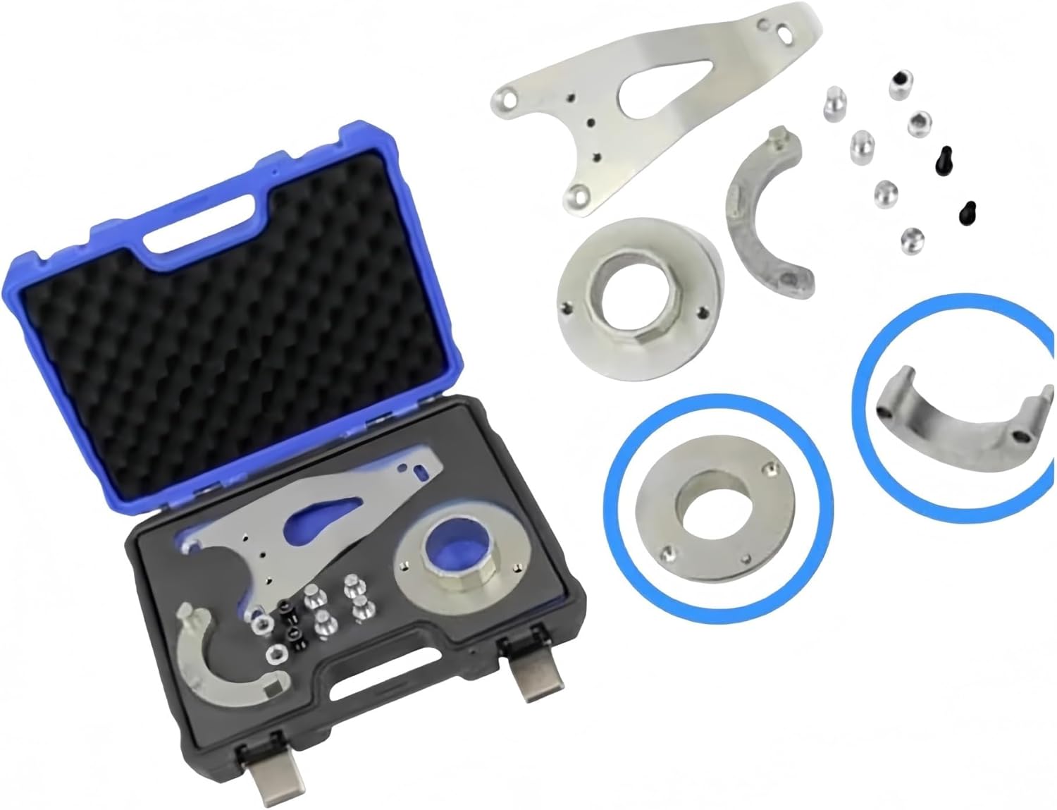 Engine crankshaft Pulley Fixing Tool, Compatible with 2016 A4 3.0L and EA839 Engines T4033 and T40330