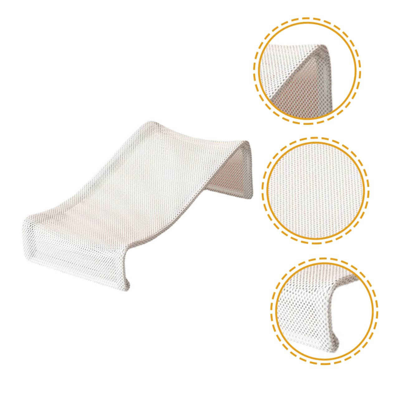 ERINGOGO Bath Support Seat Pad Safe Mesh Bathtub Seat for Boy Girl Non Slip Design for Comfort and Stability Present for Showers and Parents Fits Bathtubs