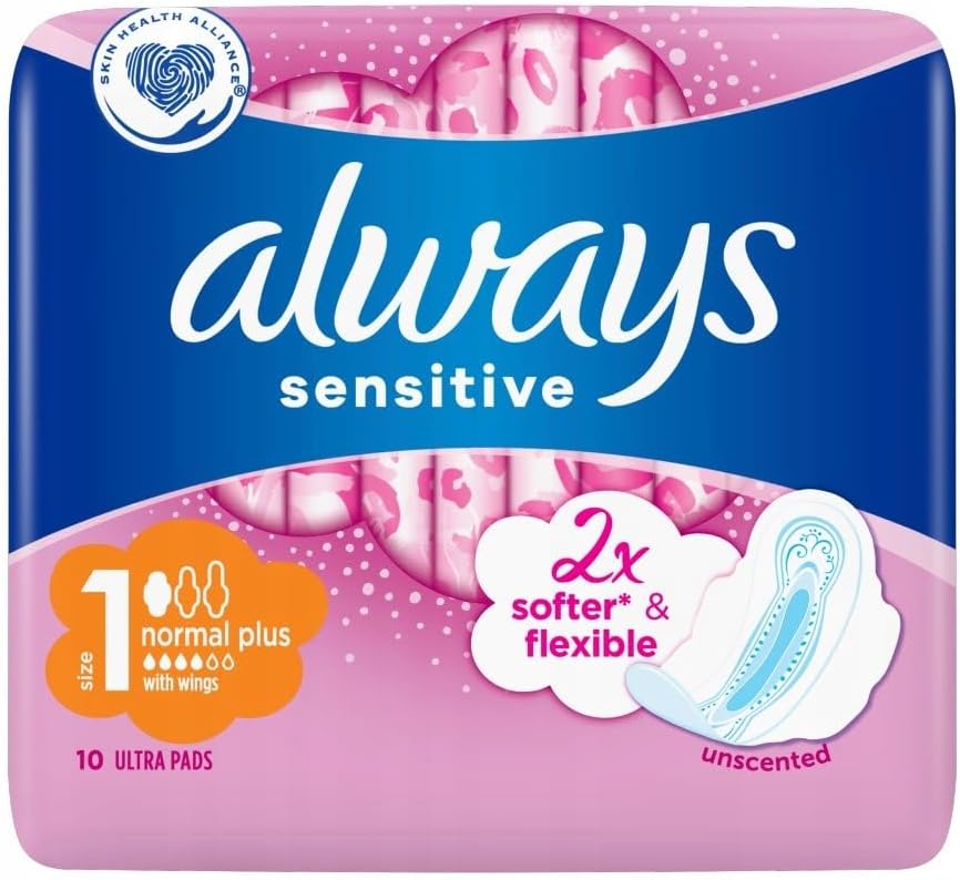 Sensitive Ultra Normal Plus Pads with Wings 10pcs