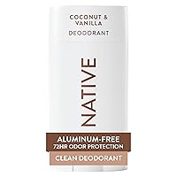 Vista 27 de Native Deodorant, Sin fragancia, Sin aluminio, Sin parabenos, 2.65 OZ (75 g), Aceite de coco y manteca de karité