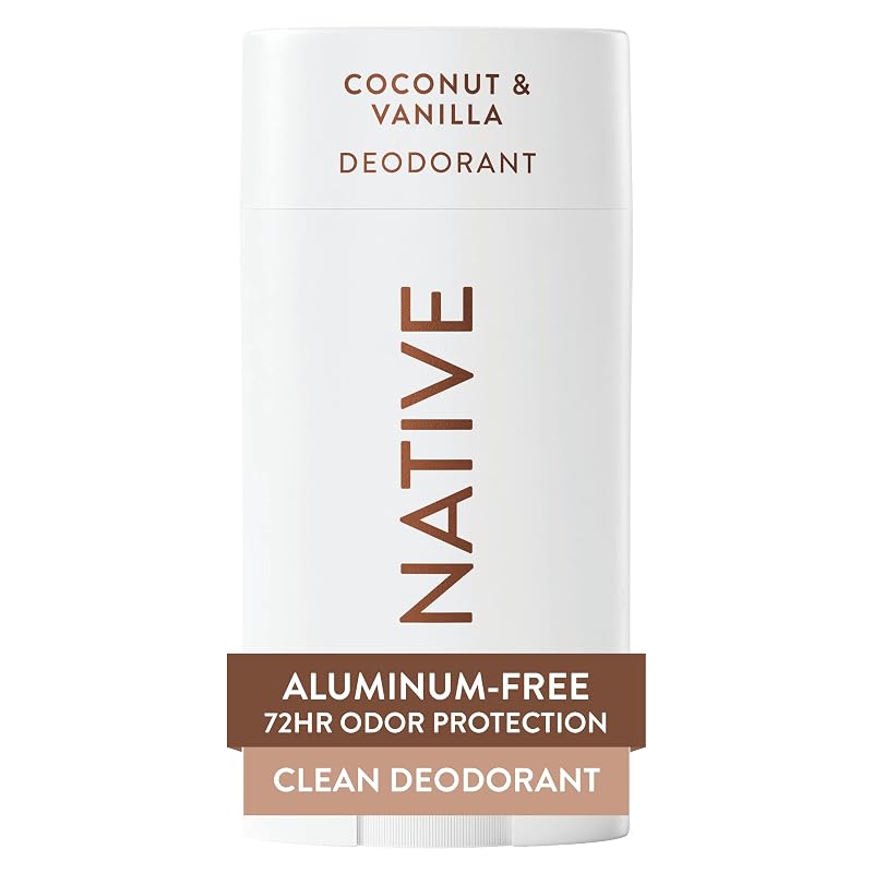 Desodorante Native Coconut & Vanilla sem alumínio, Pacote com 12 unidades de 75 g