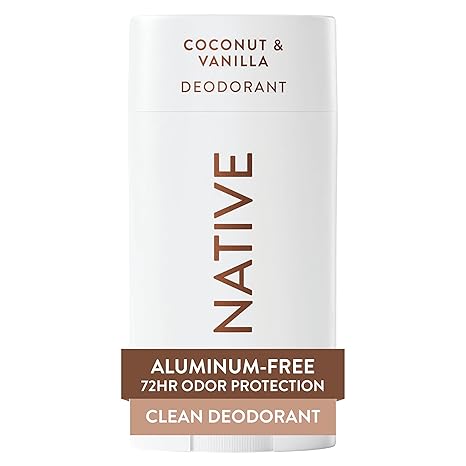 Native Deodorant Contains Naturally Derived Ingredients, 72 Hour Odor Control | Deodorant for Women and Men, Aluminum Free with Baking Soda, Coconut Oil and Shea Butter | Coconut & Vanilla