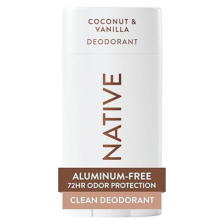 Native Deodorant Contains Naturally Derived Ingredients, 72 Hour Odor Control | Deodorant for Women and Men, Aluminum Free with Baking Soda, Coconut Oil and Shea Butter | Coconut & Vanilla
