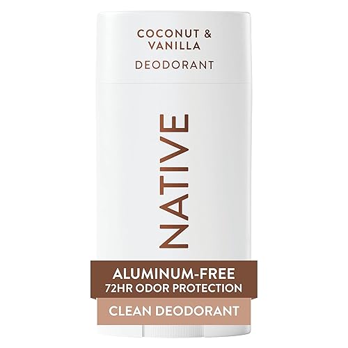 Native Deodorant Contains Naturally Derived Ingredients, 72 Hour Odor Control | Deodorant for Women and Men, Aluminum Free with Baking Soda, Coconut Oil and Shea Butter | Coconut & Vanilla