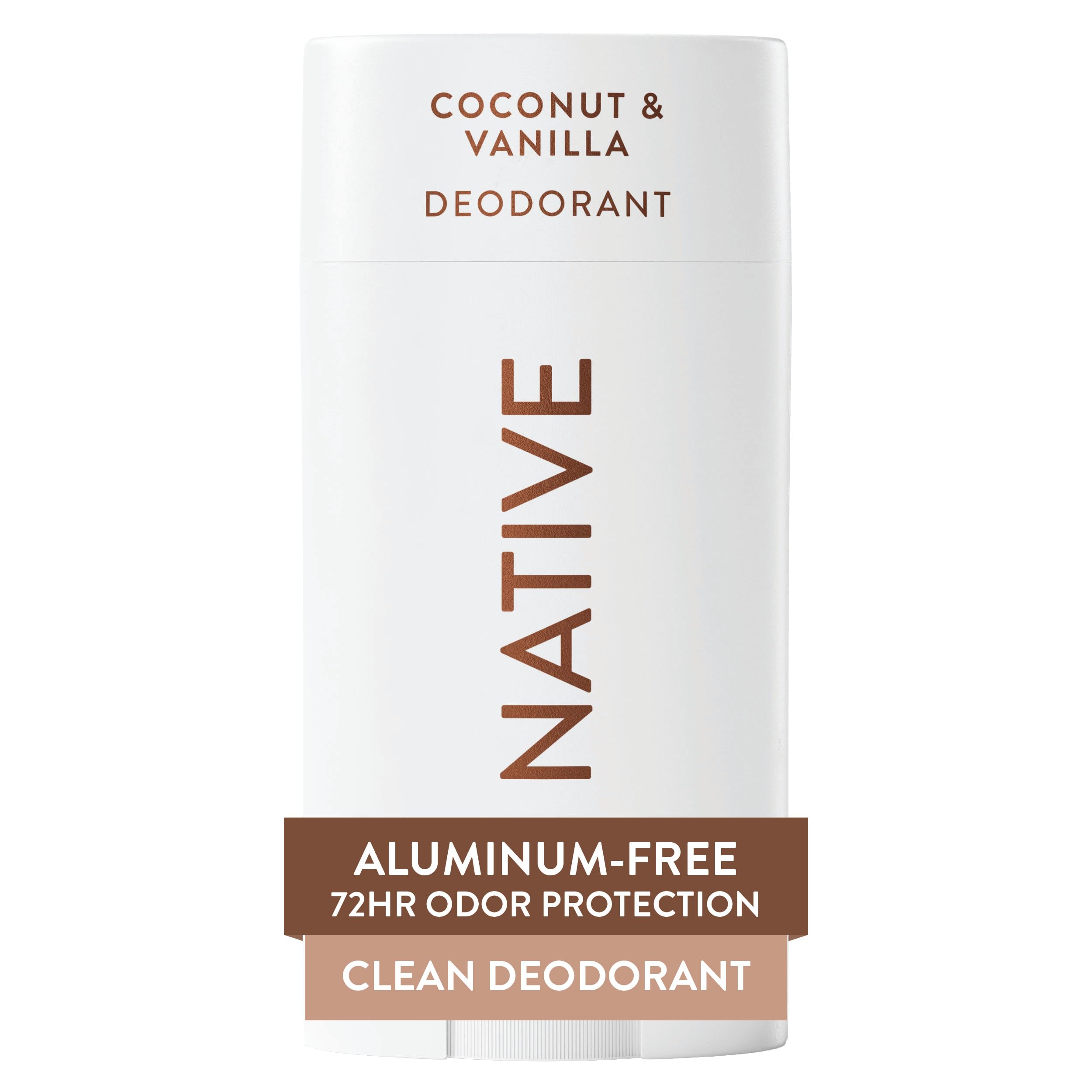 Native Deodorant Contains Naturally Derived Ingredients, 72 Hour Odor Control | Deodorant for Women and Men, Aluminum Free with Baking Soda, Coconut Oil and Shea Butter | Coconut & Vanilla