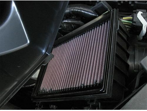Miniatura 5 de K&N Filtro de aire del motor: Reutilizable, limpia cada 75,000 millas, lavable, Premium, Filtro de aire de repuesto para automóvil: Compatible con