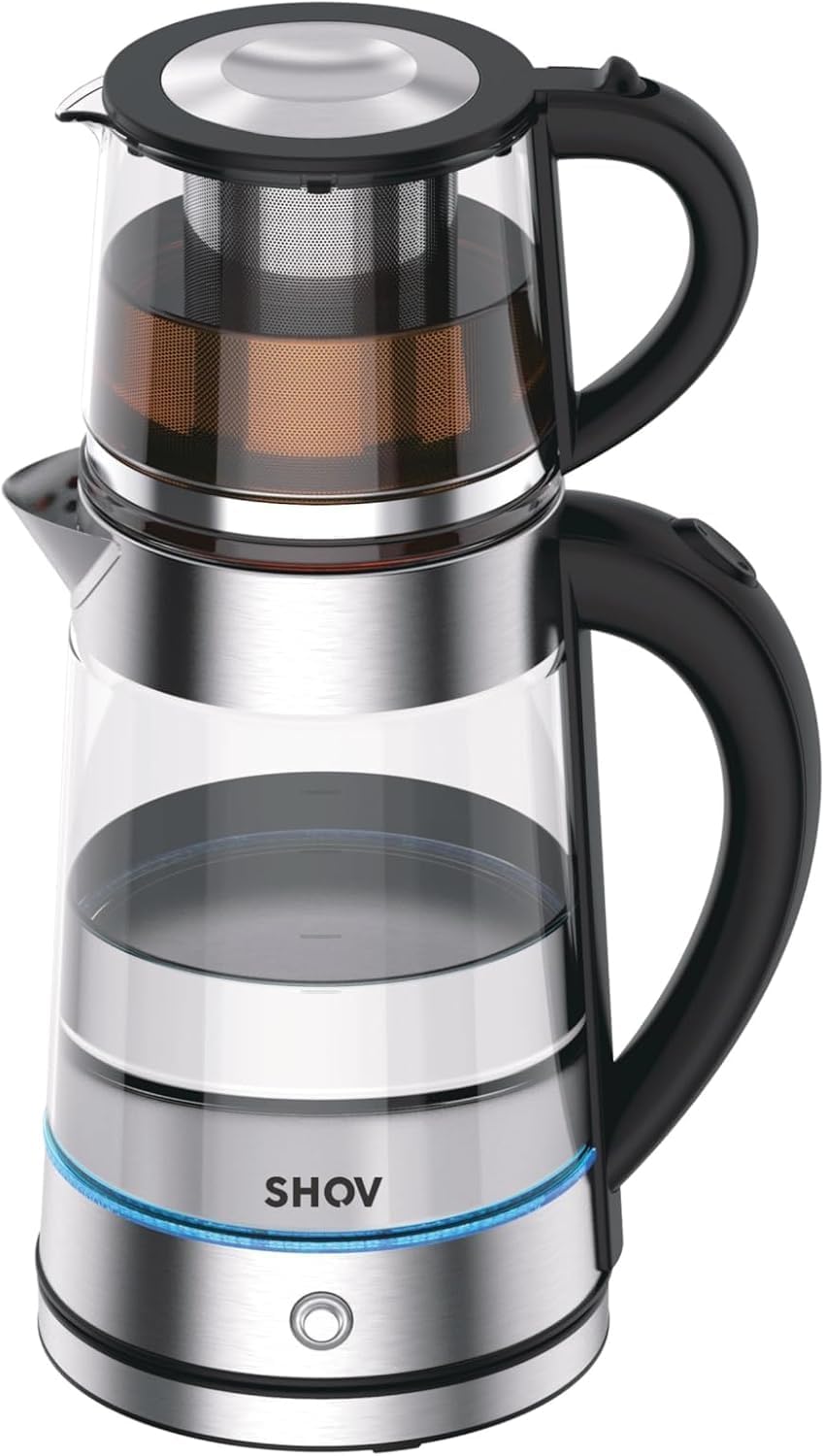 Besuche Shov Elektrische Glas Teemaschine 2-in-1 (Caydanlik)