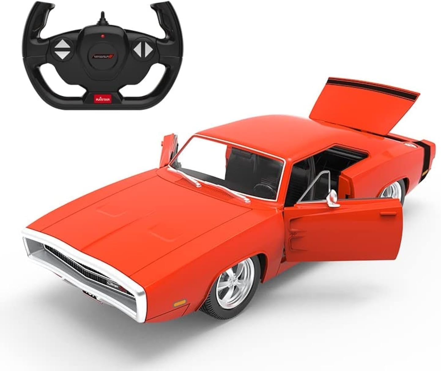 RASTAR RC Car 1/16 Scale 2.4Ghz Remote Control Car for Dodge Charger R/T R/C Toy Car Model Vehicle