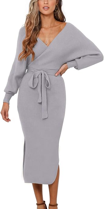 pure charm sweater maxi dress