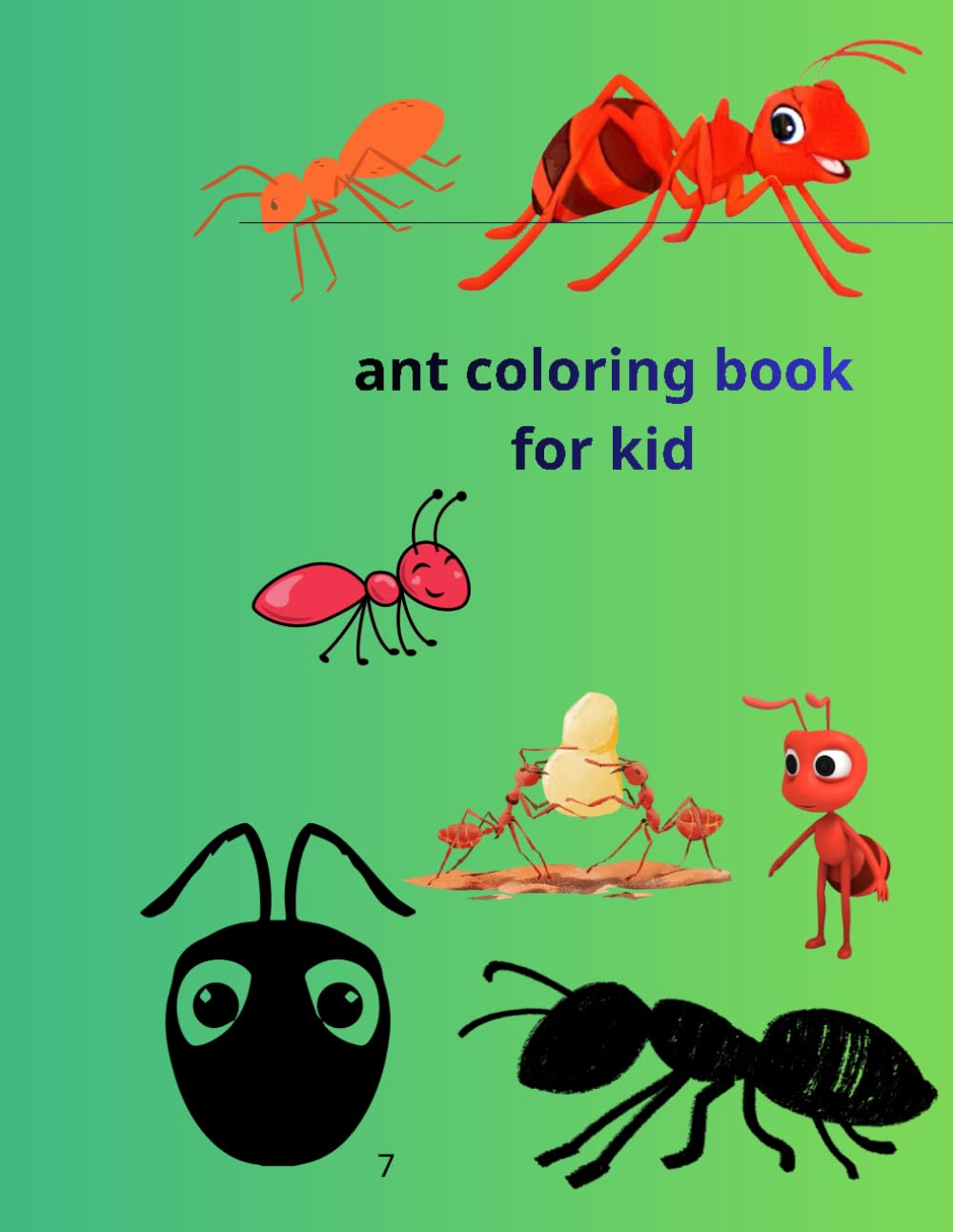 Cute Bugs & Insects Coloring Book for Kids: 50 Adorable Little Creatures for Fun, Learning & Creativity (Ages 3–7)