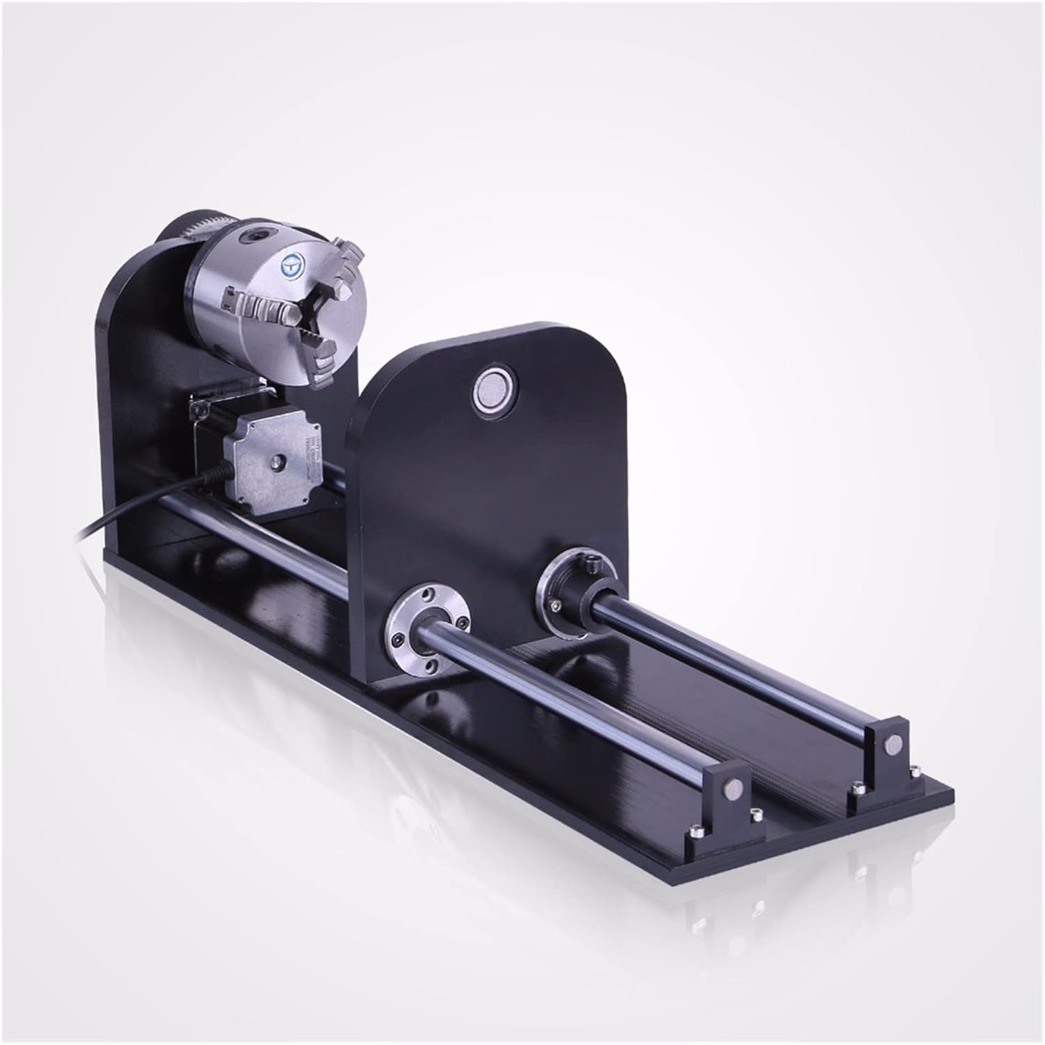 CNC Router Rotary Axis Attachment For CO2 Engraving Cutting Machine With 80mm Tailstock A-Axis with High Efficiency