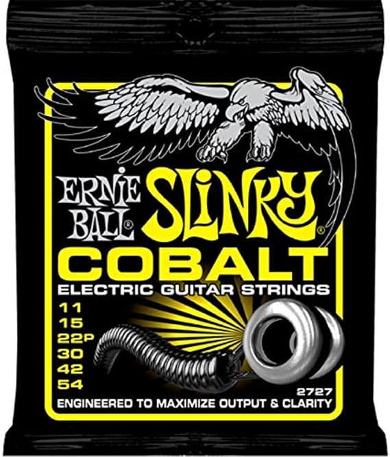 Ernie Ball Beefy Slinky Cobalt Electric Guitar Strings, 11-54 Gauge (P02727)
