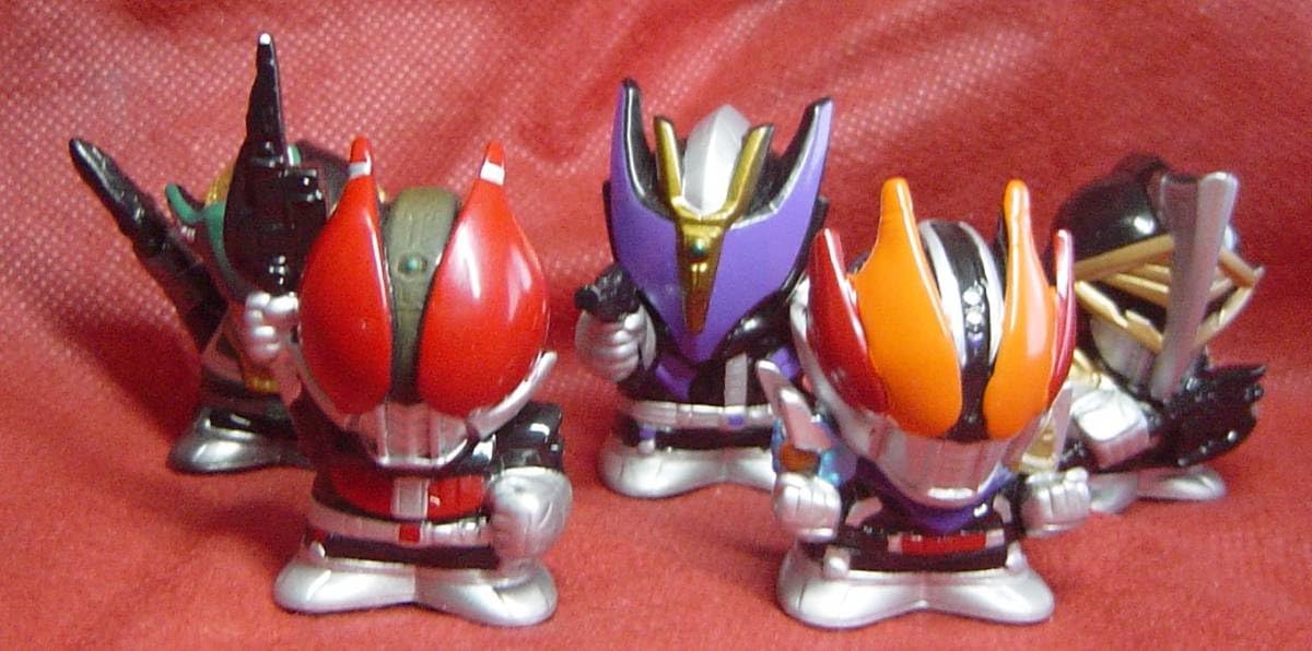 仮面ライダー電王 まとめ売り ソフビ ちびボイス 装着変身 フィギュア