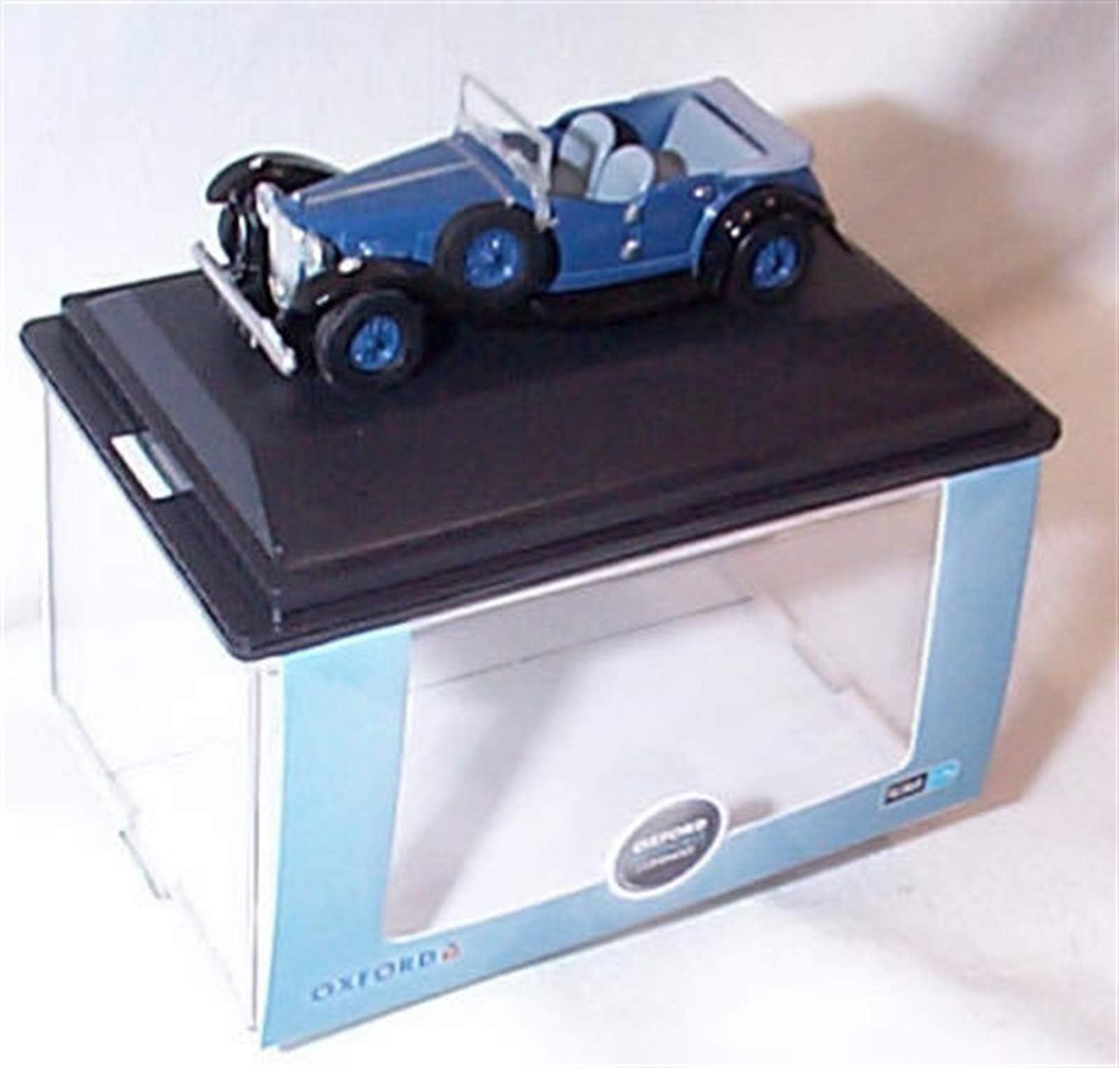 oxford open top alvis speed 20 royal blue vehicle 1:76 railway scale diecast model