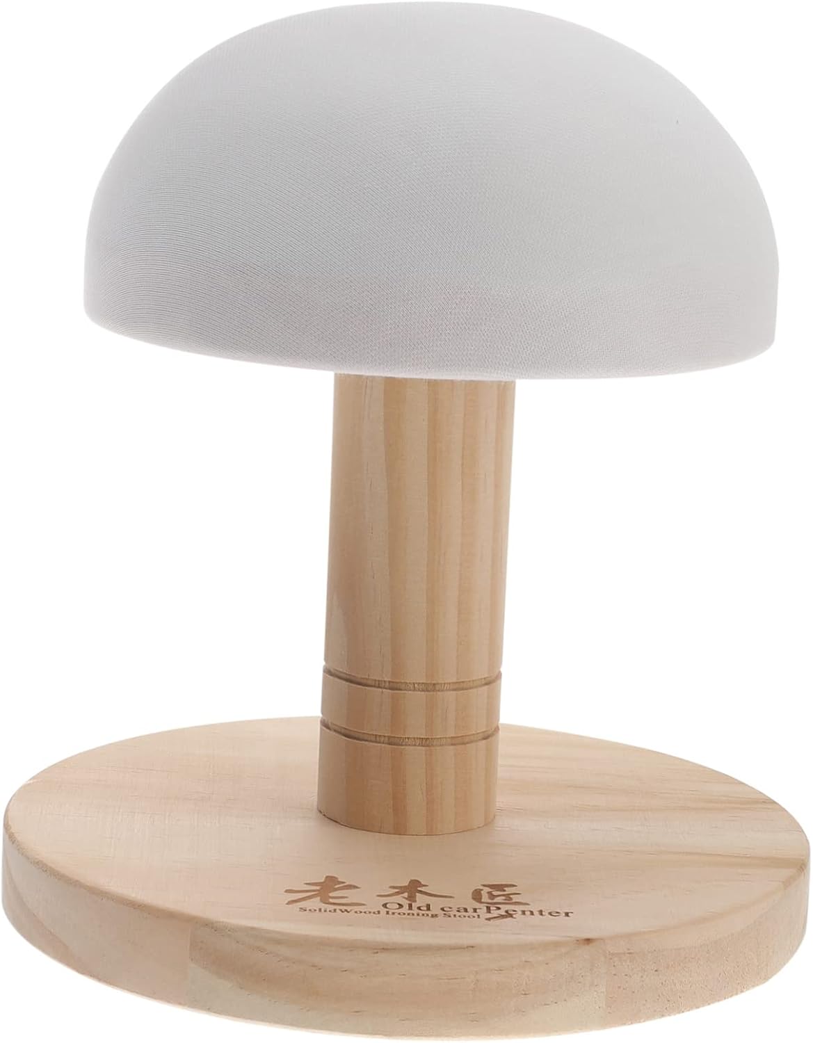 ABOOFAN Practical Small Round Ironing Stool with High Density Insulation Sponge for Collars Sleeves Compact Desktop Tool for Efficient Wrinkle Removal Random Color Random Color