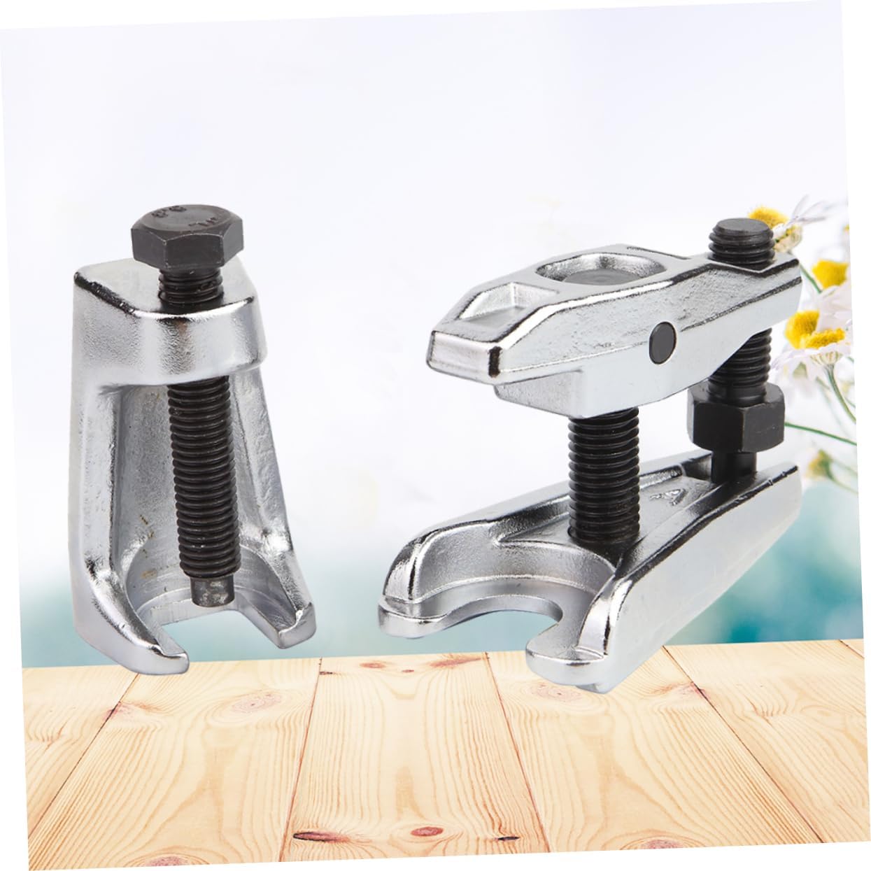 2pcs Ball Joint Separator Tool Kit for Car Adjustable Joint Removal Tool for Tie Rods and Suspension Repairs