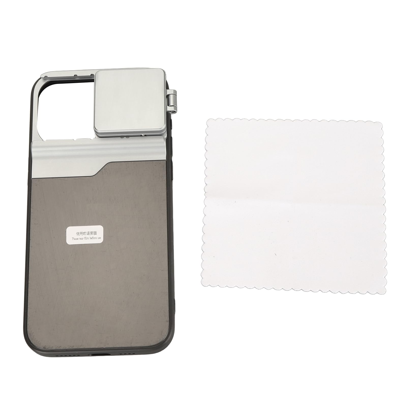 Bewinner Kit de Lentes para Cámara de Teléfono, Lentes Macro 4 en 1 10X 50X Lente Ojo de de 160 Grados Teleobjetivos 5X, con Cubierta Protectora con Tapa Magnética, para 15 Pro