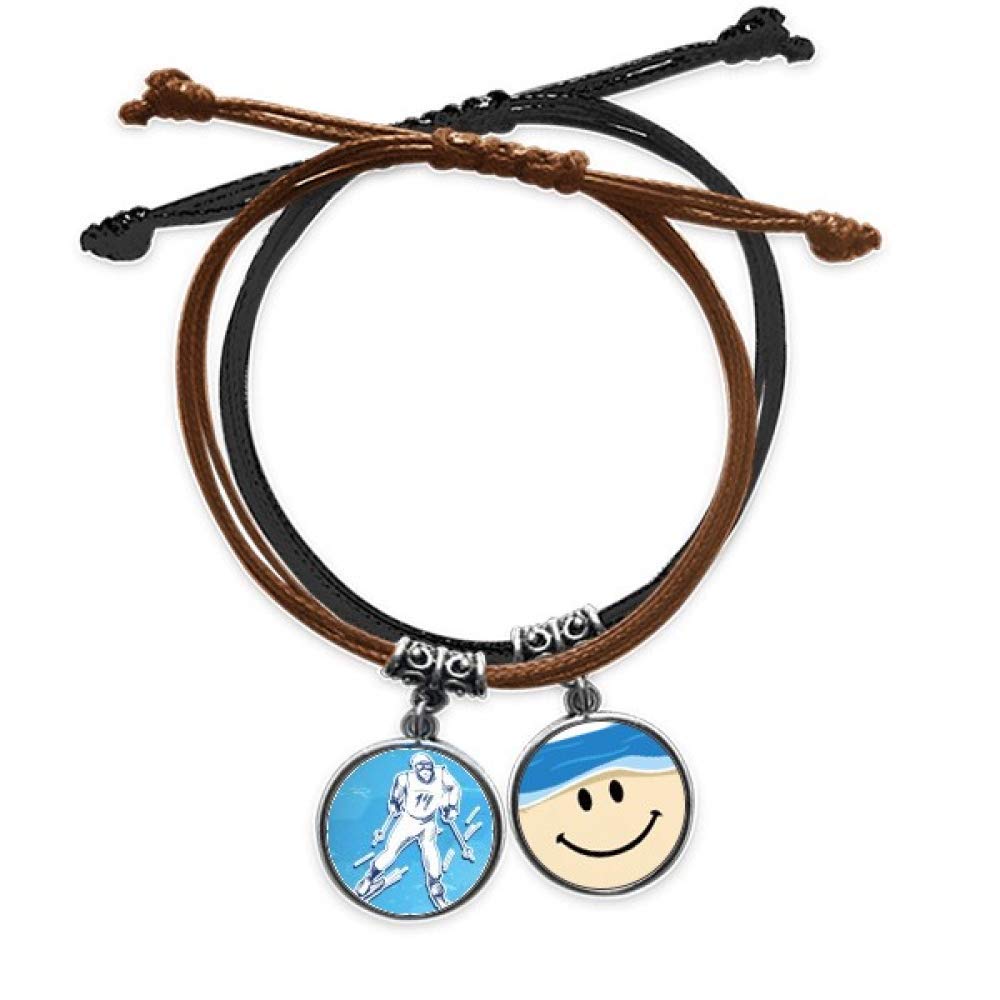 Pulsera de piel para deportes de invierno cómoda y resistente 3