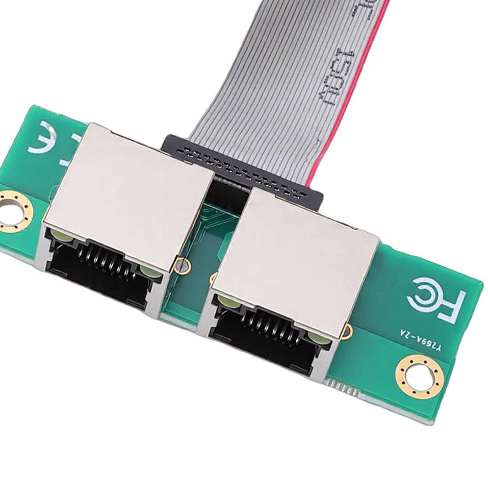 Adattatore RJ45 Mini PCIe Gigabit Ethernet a Doppia Porta per PC Industriale, Controller I350 della Scheda di Rete per Computer Desktop