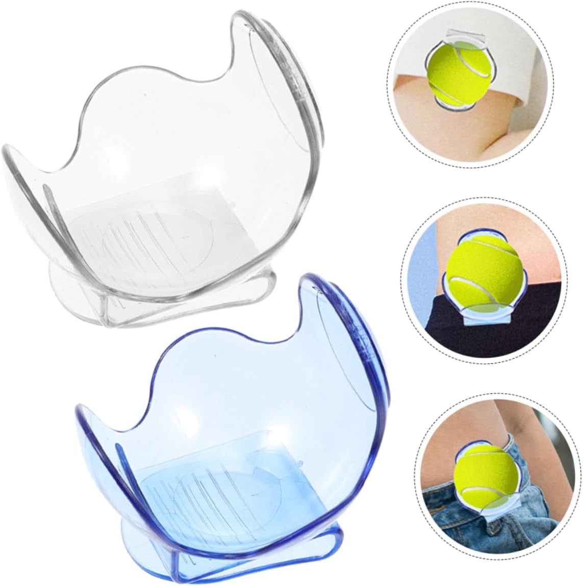Transparent Tennis Clip Tennis Balls Tennis Accessories Belt Tennis Holder Tennis Supplies Tennis