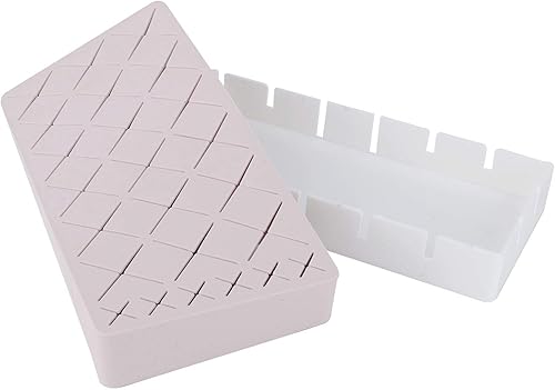 Miniatura 4 de Aoaoy Lipstick Holder, 24 Compartments, Silicone Lipstick Organiser, Make Up Cosmetic Holder, Storage Box, Display Stand (Pink)