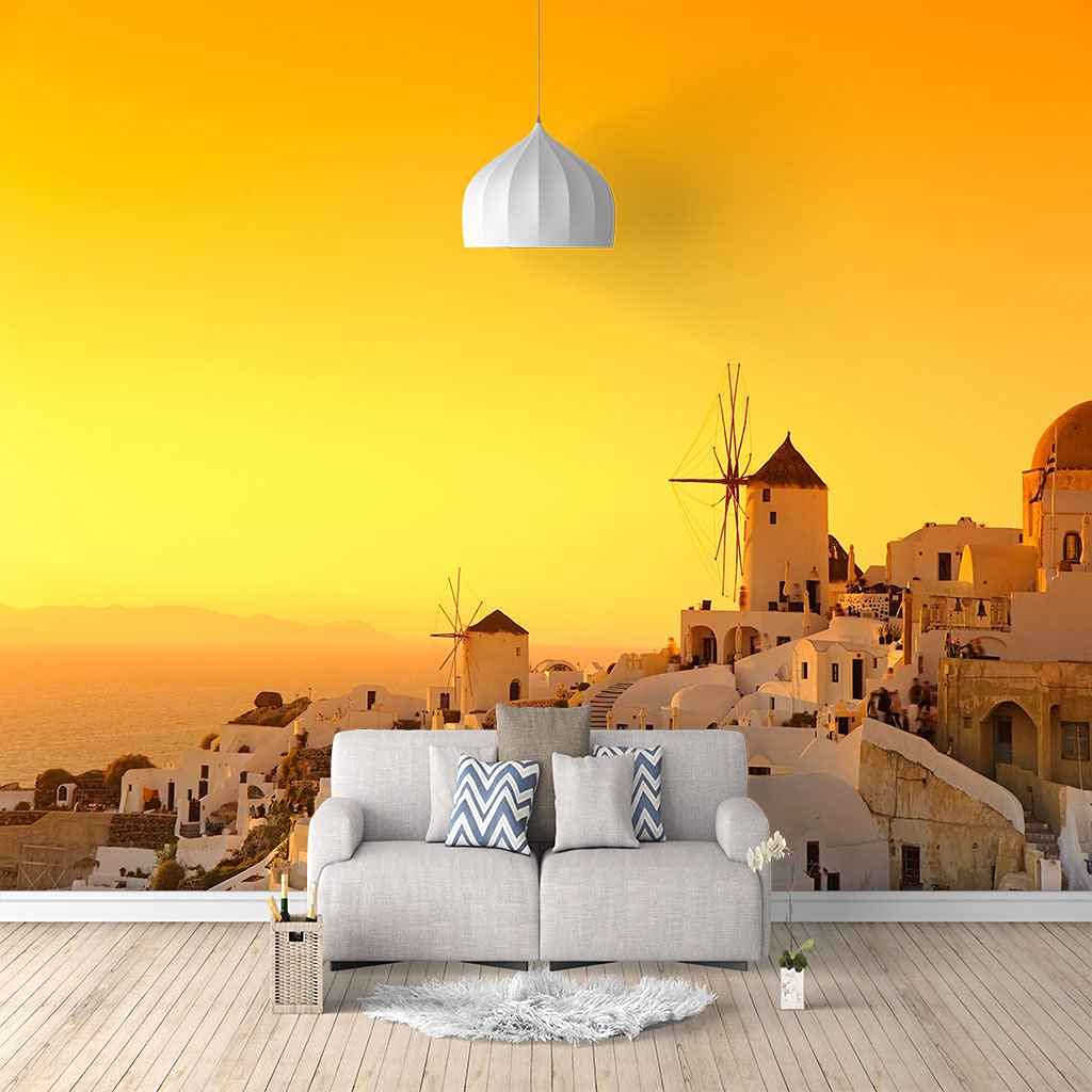 Papier Peint Panoramique Effet 3D Peinture Murale Toile Géante Premium