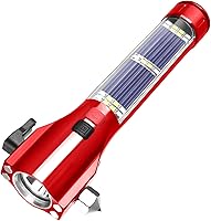 Vista 15 de Martillo de seguridad para automóvil, paquete de 2, martillo de escape de emergencia automático con rompedor de ventana y cortador de cinturón