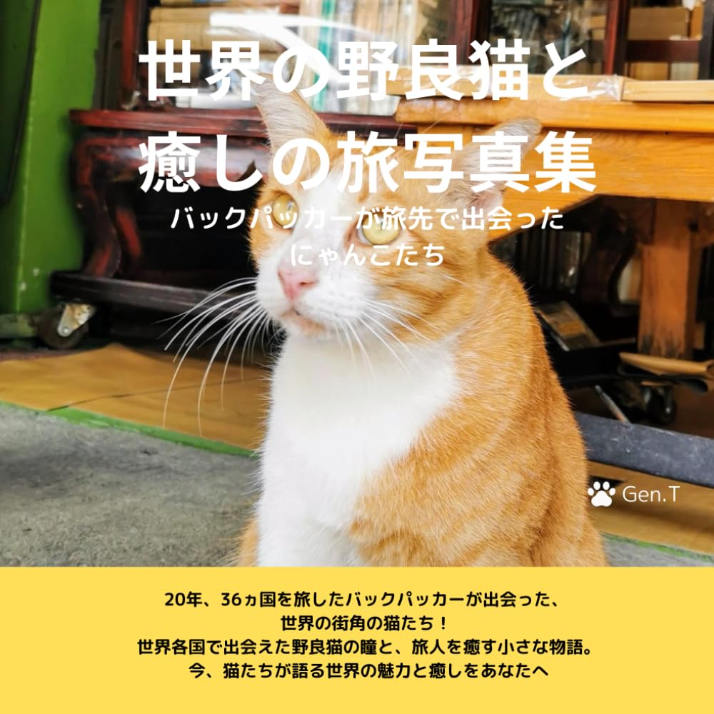 世界の野良猫と癒しの旅写真集: バックパッカーが出会ったにゃんこたち