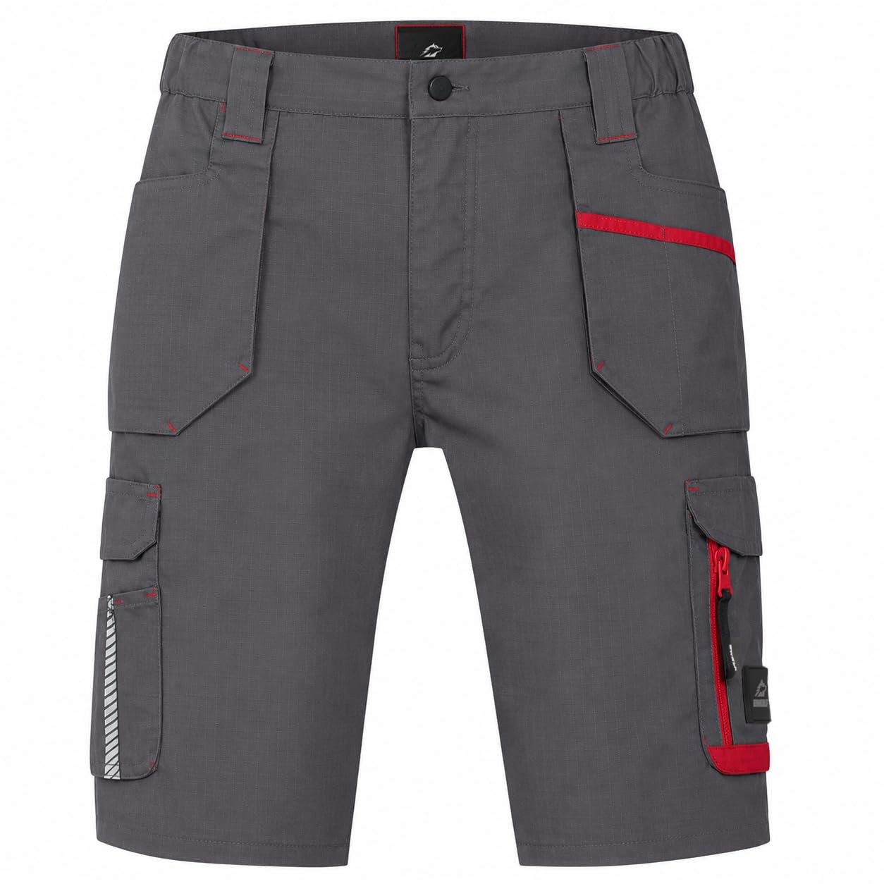 BWOLF Drift Short de Travail Homme Court en Tissu Ripstop avec de Nombreuses Poches et Éléments réfléchissants
