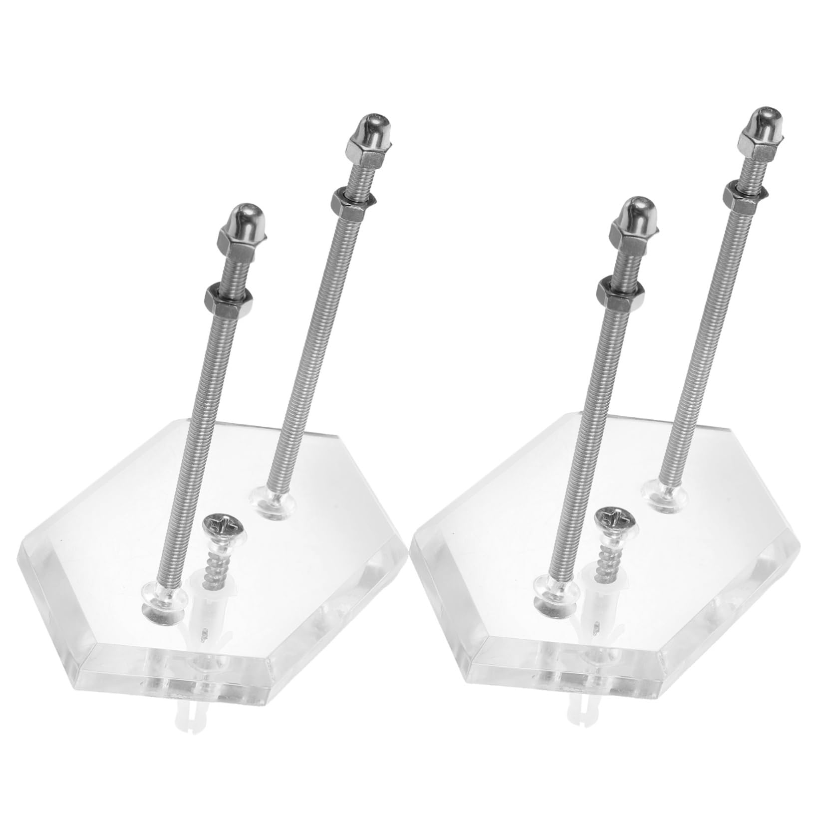 BCOATH 2pcs Acrylic Skateboard Display Wall Mounts Skateboard Shelf for Display Safe