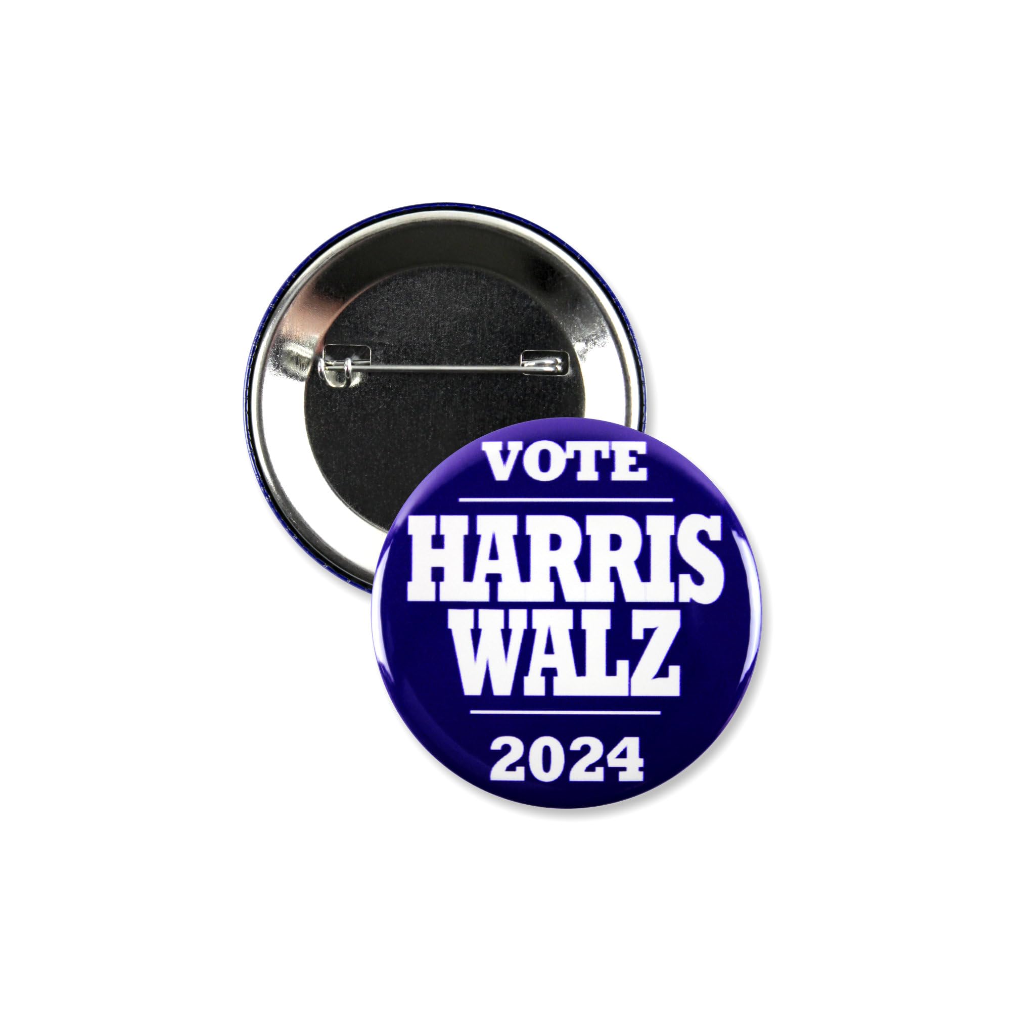 5 Pack - Kamala Harris Tim Walz 2024 Vote Democrat Presidential Election Political Campaign Pinback Buttons - 2.25 Inch