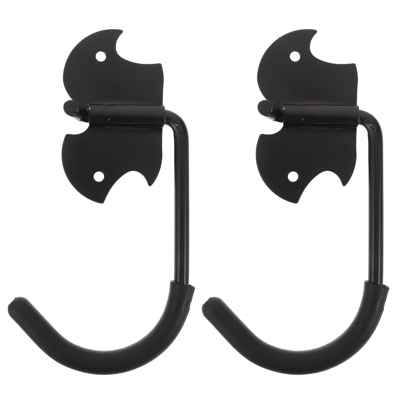 Toddmomy 2 Pezzi Ganci da Parete per Bicicletta in Metallo Portabici Verticale per Garage Organizer Stoccaggio Efficiente per Mountain Bike e Bici da Strada