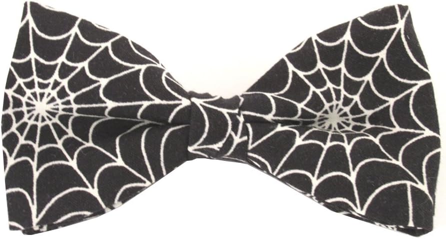 Glow in the Dark Spider Web Bow Tie by Van Buck