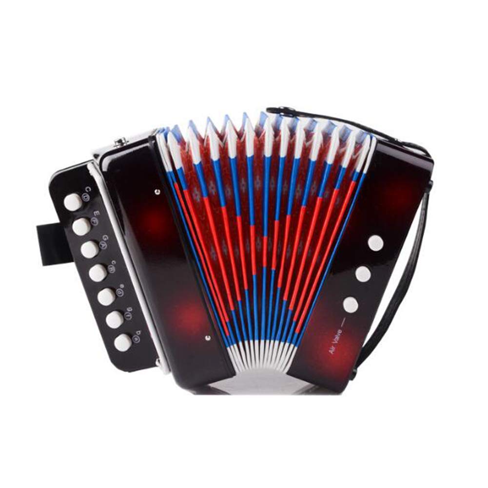 Buy XLY Children Accordion, Instructive with Keys Bass Buttons And