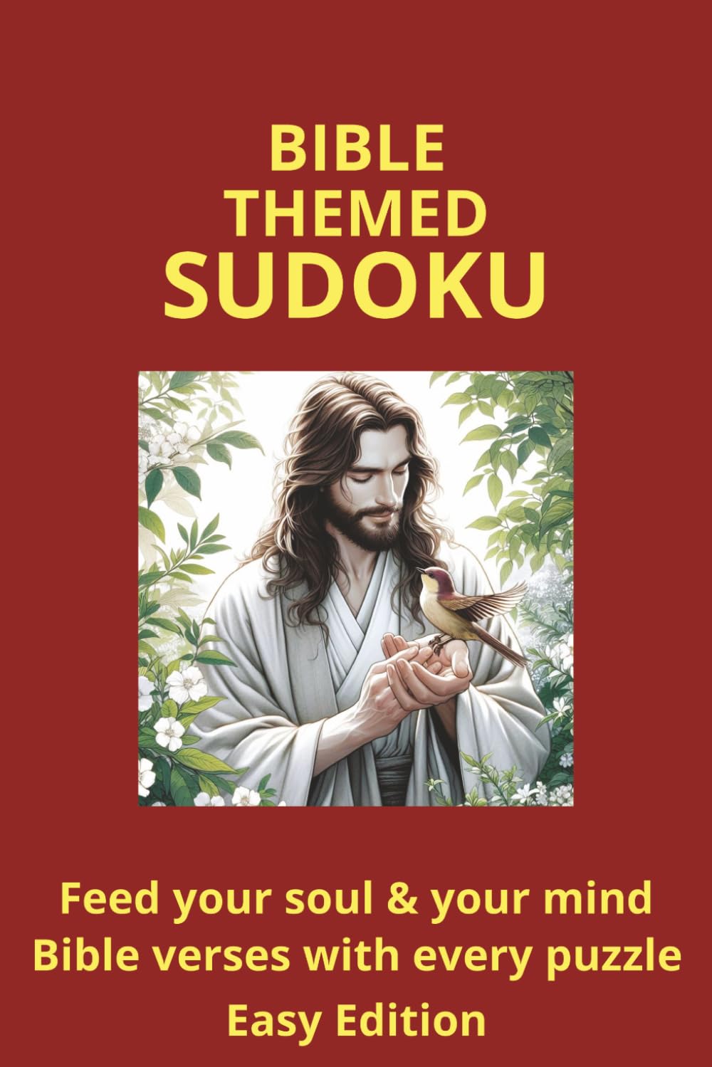Bible Themed Sudoku Puzzle Book 2 - Intermediate Edition: Sudoku Puzzles With Bible Verses | Intermediate Difficulty | Feed Your Soul and Your Mind | 6x9, 112 Pages | 50+ Puzzles | Solutions Included