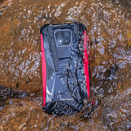 Ulefone Unlocked Rugged Smartphone,Android 11 8Gb+128Gb Octa-Core Waterproof Cell Phone,16Mp Triple Rear Camera,6.1" Display 5580Mah, Dual Sim 4G,Ip68 Nfc Fingerprint Armor 8 Pro Mobile Phone-Red #TOP4