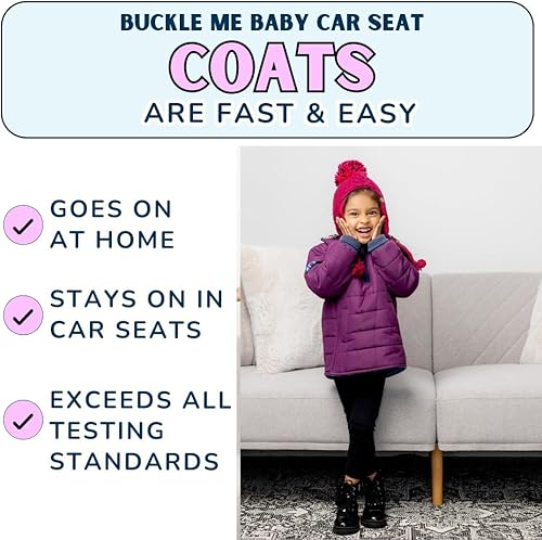 Miniatura 2 de Buckle Me - Abrigo de invierno para bebé, chaqueta de asiento de automóvil Toastier para niños y niñas, destacada en Shark Tank de 6 meses a 6 años