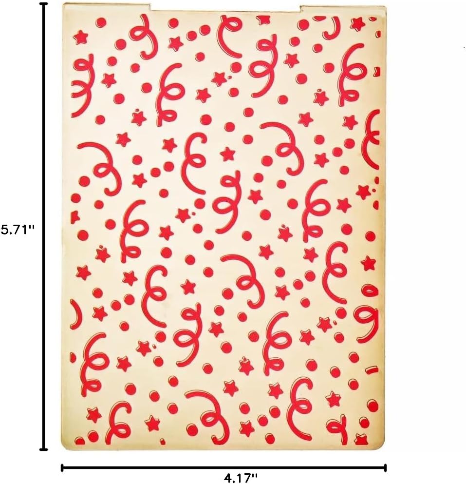 Star Dots Plastic Embossing Folders for Card Making Scrapbooking and Other Paper Crafts 22051852