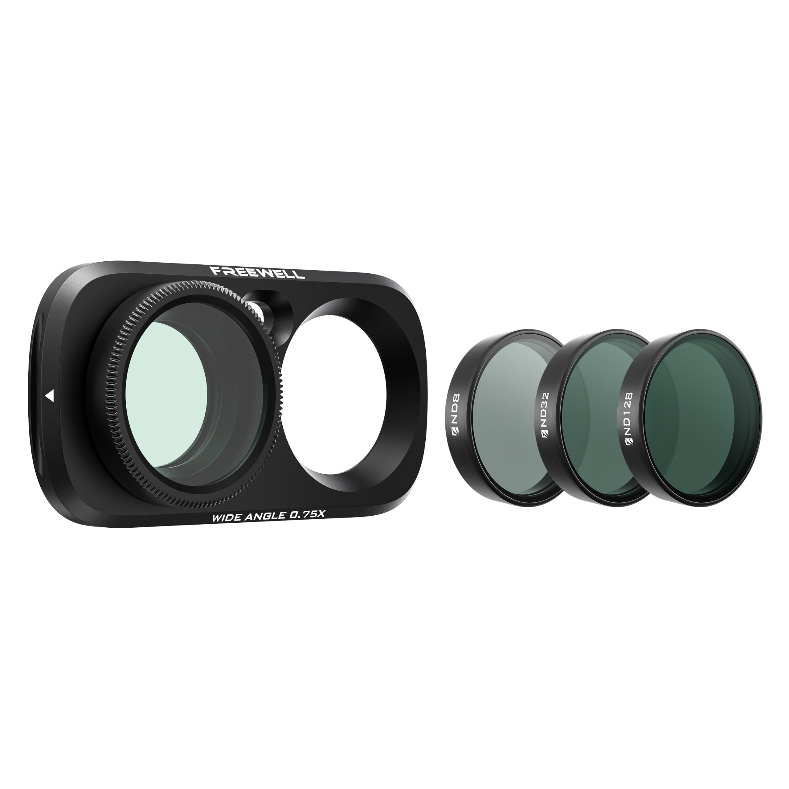 Freewell 0,75x Weitwinkelobjektiv & ND-Filter-Set für Insta360 Luna Ultra