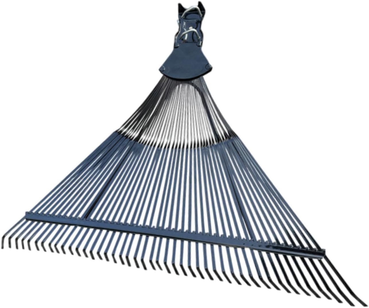 Garden Rake Head Only,Hand Rake Head Steel Farm Tool Replacement Leaf Rake Head for Cleaning Debris Pine Needle Yard Weeding, 44 Teeth 62x55cm