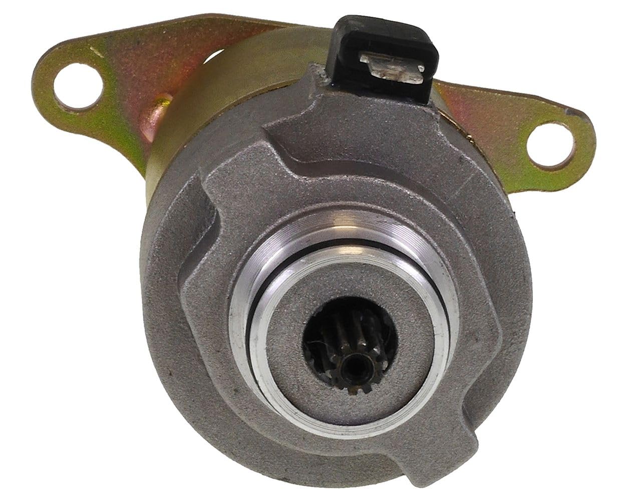 2EXTREME démarreur douze volts compatible avec SYM Allo, Fiddle 2, Mio 50 | 12 volts, dix dents, métal, pour scooters, mokicks; compatible avec SYM Orbit, compatible avec Peugeot Speedfight 3, Vivacity