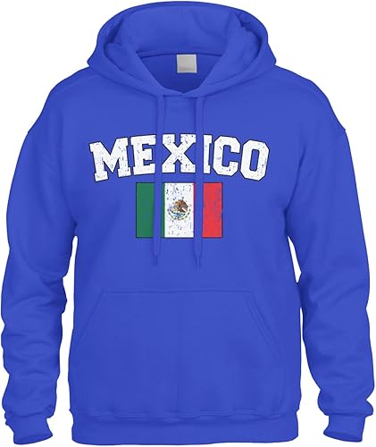 Miniatura 2 de Cybertela Faded Distressed México Flag Sudadera con capucha