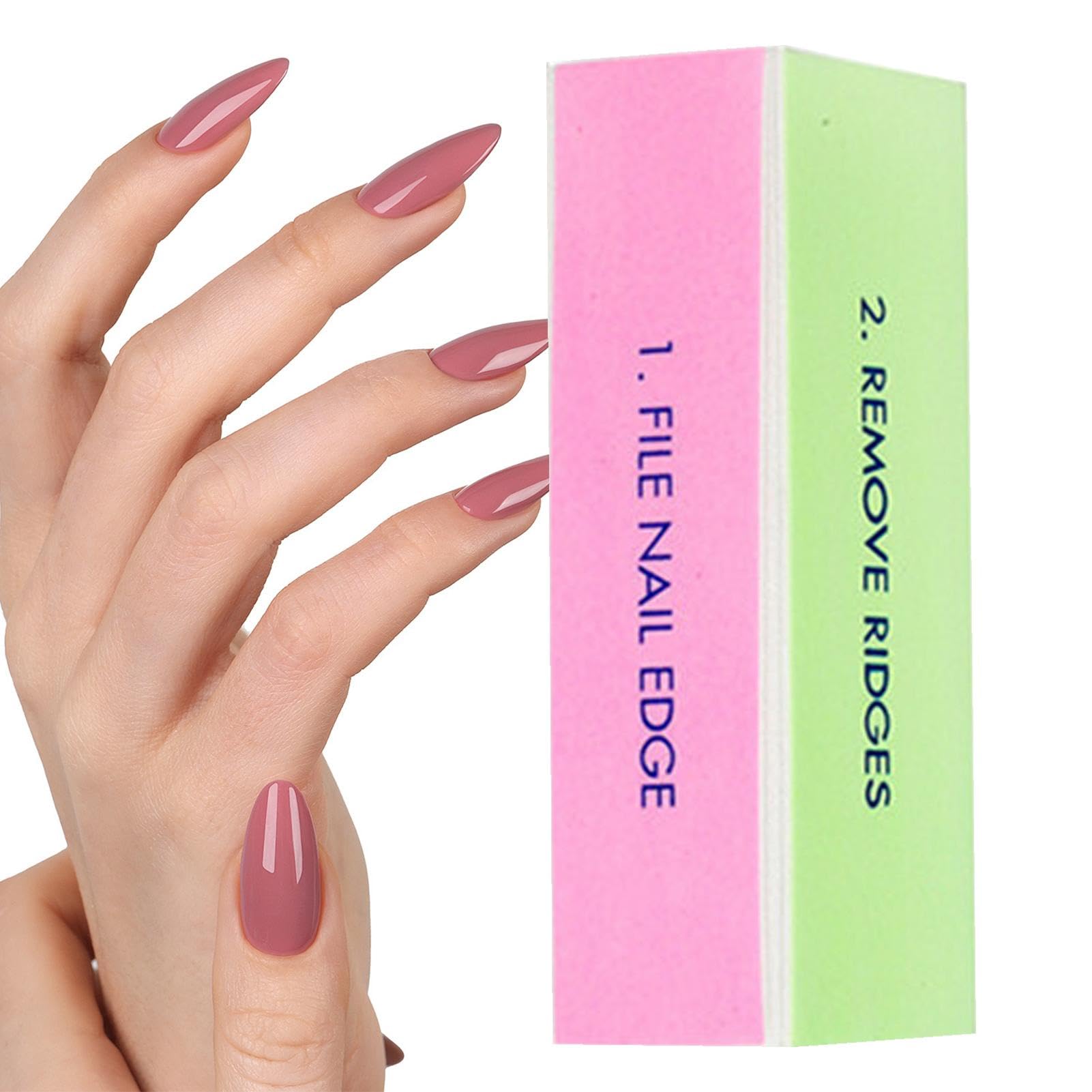 Blocco tampone per unghie a 4 vie, blocco tampone più liscio per unghie | tampone per unghie 4 lati, tampone lucido a 4 vie, lucidatrice per unghie, di lucidatura e levigatura per