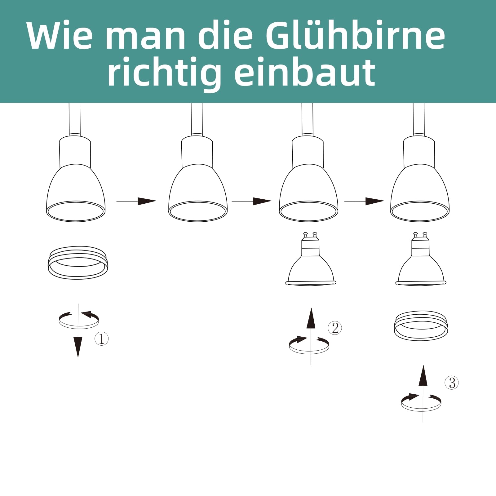 Deckenstrahler 5 Flammig Schwarz GU10 Deckenlampe für Wohnzimmer Schwenkbar | LED Deckenleuchte Metall Deckenspot 187° drehbar Modern Spotlight für Wohnzimmer Küche Büro, Ohne Leuchtmittel