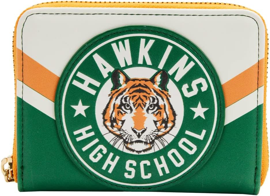 LoungeflyNetflix Stranger Things Hawkins High Zip Around Wallet, Multi, Wallet