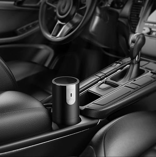 Miniatura 5 de XARONF Molinillo de café eléctrico, fresas cónicas de acero inoxidable, ajustes de molienda ajustables, molino de grano entero portátil y apto para