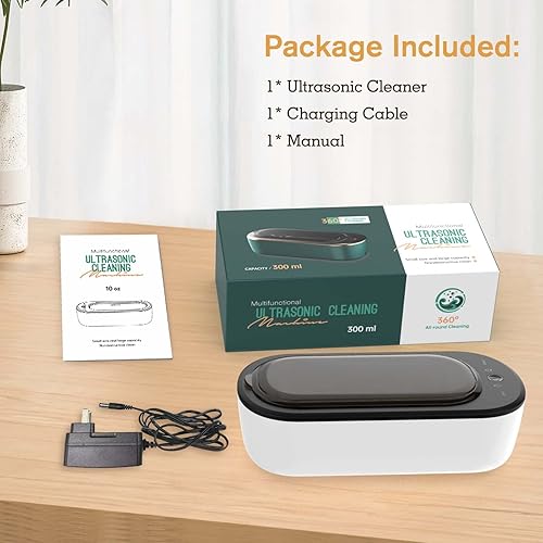 Miniatura 7 de Jewelry Cleaner, 45Khz Ultrasonic Jewelry Cleaner Machine, Ultrasonic Cleaner Gold Silver Jewelry Cleaner Ring Cleaner, Jewelry Cleaner for All