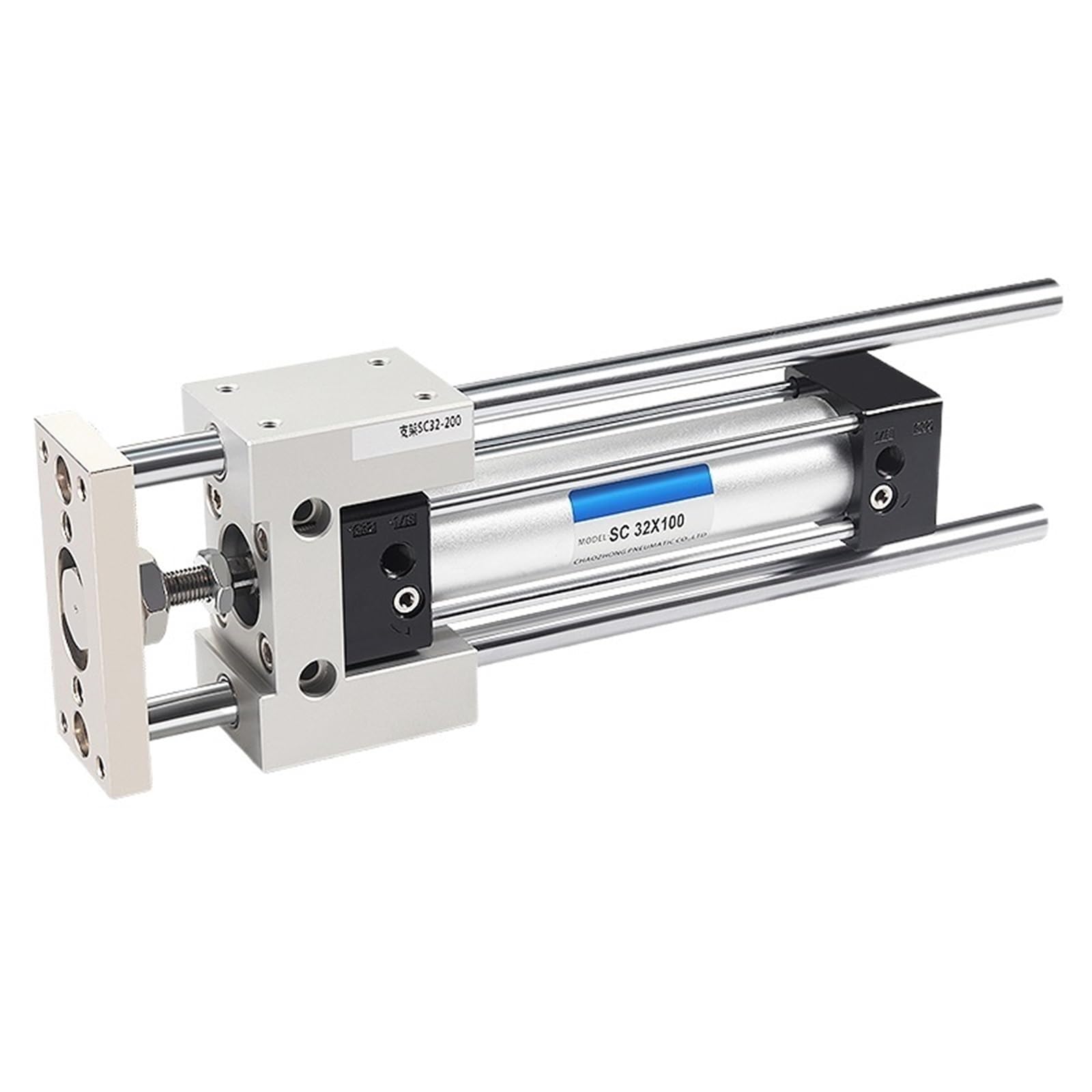 Rail de guidage linéaire pour cylindre pneumatique SC32 avec course de 100mm